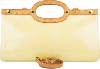 Pre-Owned Louis Vuitton Handbag Rosewood Avenue Yellow Beige