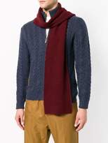 Thumbnail for your product : N.Peal ribbed knitted scarf