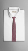 Thumbnail for your product : Burberry Modern Cut Multi-tone Textured Silk Linen Tie