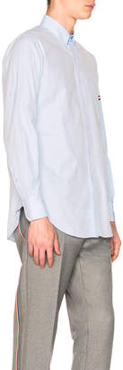 Thom Browne Classic Hairline Stripe Shirt