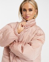 fila pink puffer jacket