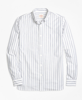 Thumbnail for your product : Brooks Brothers Supima® Cotton Grey Stripe Sport Shirt