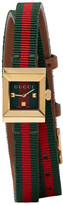 Gucci - Montre rouge et verte G-Frame 