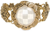 Thumbnail for your product : Barse 'Ancient Scroll' Crystal & Bronze Bracelet