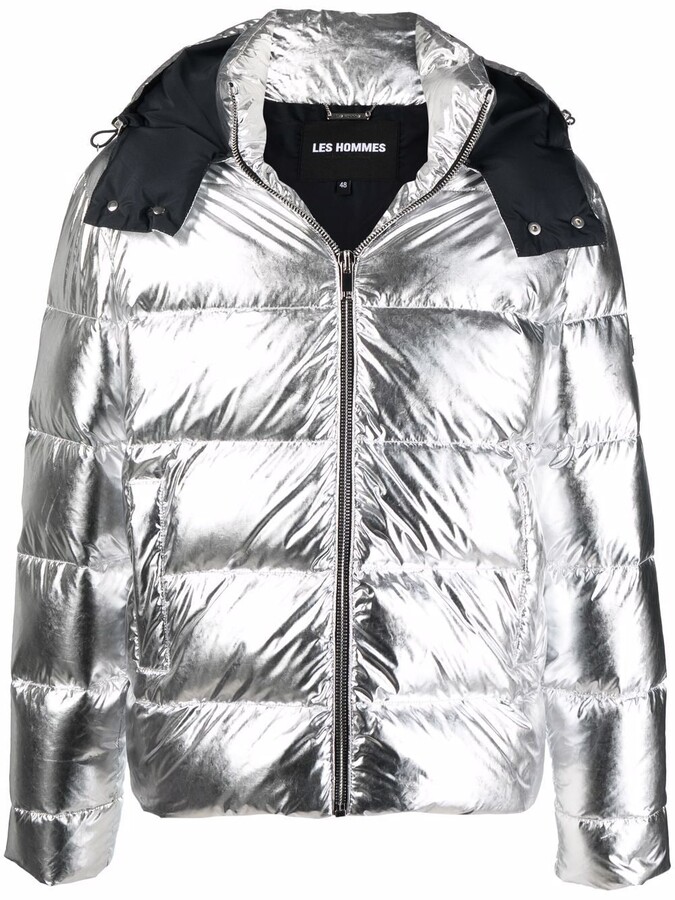 Metallic Silver Jacket Men | Shop the world's largest collection of fashion  | ShopStyle