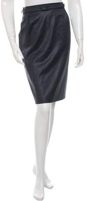 Vanessa Bruno Wool Belted Skirt