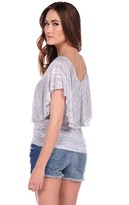 Thumbnail for your product : Ruffle Overlay Top
