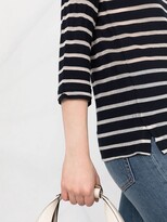 Thumbnail for your product : Majestic Filatures striped round neck T-shirt