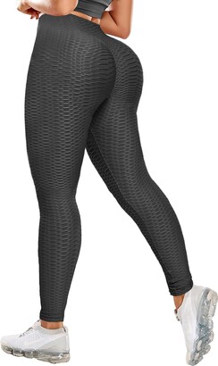Women High Waist Yoga Pants Anti-Cellulite Leggings Bum Butt Lift Sports  Gym Hot