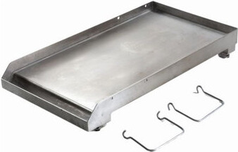 Verona Stainless Steel Griddle for Gas Top Ranges (Stainless Steel)