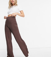 Petite Wide Leg Elasticated Waist Trousers | Shop the world's largest  collection of fashion | ShopStyle UK