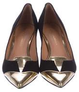 Thumbnail for your product : Sigerson Morrison Positive Metallic Pointed-Toe Pumps