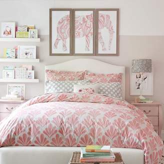 Pottery Barn Teen Raleigh Camelback Upholstered Bed