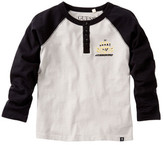 Thumbnail for your product : GUESS Long Sleeve High Voltage Raglan Henley (Big Boys)