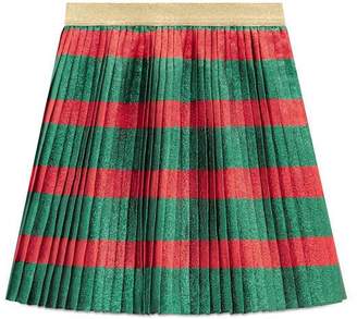 Gucci Children's Web lurex skirt