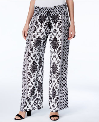 INC International Concepts Printed Soft Pants, Created for Macy's