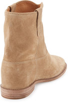 Thumbnail for your product : Isabel Marant Crisi Suede Western Bootie, Beige