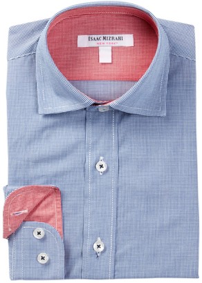 Isaac Mizrahi Multi Check Plaid Button Shirt (Little Boys & Big Boys)