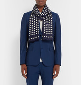 Thumbnail for your product : Paul Smith Polka Dot Silk-Twill Scarf