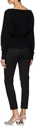 Ji Oh Women's High-Waist Stretch-Wool Pants - Black