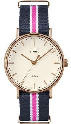 Timex Women's Weekender Fairfield Nylon Strap Watch TW2P91500