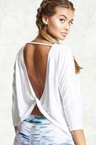 Thumbnail for your product : Forever 21 Active Twisted Open Back Top
