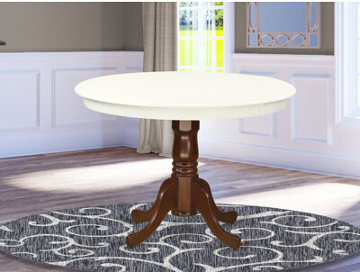 Cherrywood 42'' Solid Wood Pedestal Dining Table
