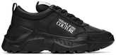 Thumbnail for your product : Versace Jeans Couture Jeans Couture Black Logo Low-Top Sneakers