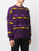 Thumbnail for your product : Martine Rose Striped Crew Neck Jumper