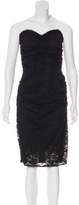 Thumbnail for your product : Dolce & Gabbana Lace Strapless Dress Black Lace Strapless Dress