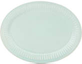 Thumbnail for your product : Lenox French Perle Groove Collection 16" Ice Blue Oval Platter