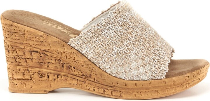 Onex Women's Bianca 2 Slip On Sandal In Natural Straw