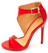 Thumbnail for your product : Charlotte Russe Studded Cut-Out Single Sole Heels