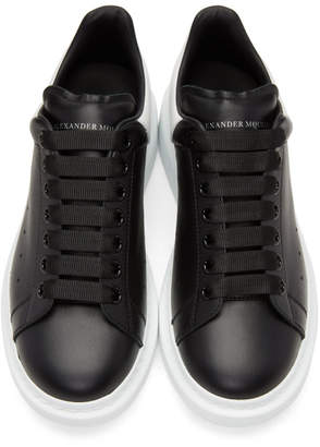 Alexander McQueen Black and White Oversized Sneakers