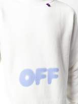 Thumbnail for your product : Off-White faded logo sweatshirt