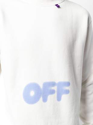 Off-White faded logo sweatshirt