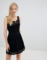 ava velvet burnout slip dress