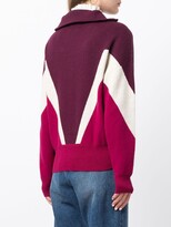 Thumbnail for your product : MARANT ÉTOILE Panelled Zip-Up Cardigan