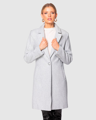 Pilgrim Women's Grey Winter Coats - Karina Coat - Size One Size, 8 at The Iconic