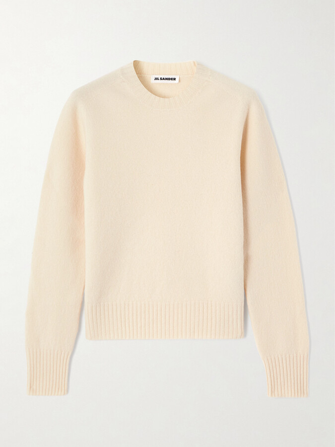 Jil Sander Wool Sweater - Cream