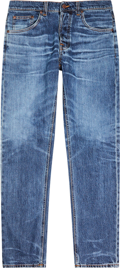 Nudie Jeans Solid Ollie Slim Straight-leg Jeans
