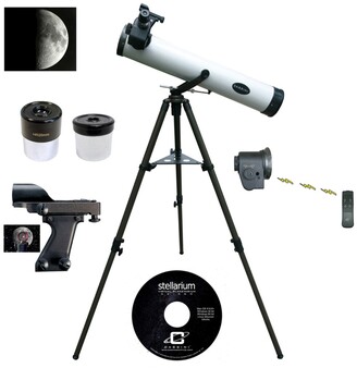 Cosmo Brands Cassini 800mm X 80mm Astronomical Tracker Reflector Telescope with Electronic Remote Focus