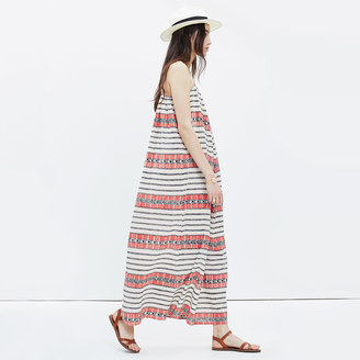 Madewell Sicily Cover-Up Dress in Totem Stripe