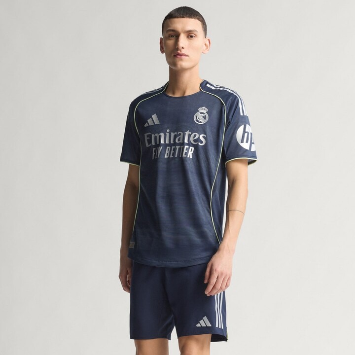 adidas Real Madrid 25/26 Away Authentic Jersey Legend Ink 2XL Mens