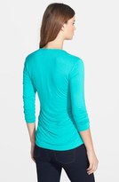 Thumbnail for your product : Chaus Shoulder Zip Ruched Top