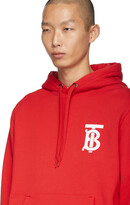Thumbnail for your product : Burberry Red Monogram Landon Hoodie