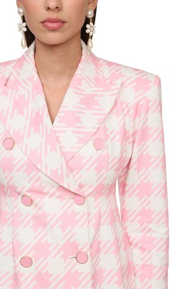 ROWEN ROSE Double Breasted Cotton Blazer