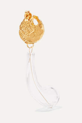 Alighieri The Distant Tear Gold-plated And Glass Earrings