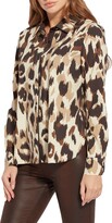 Thumbnail for your product : Lysse Connie Slim Fit Animal Print Button-Up Shirt