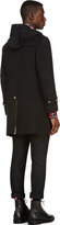 Thumbnail for your product : Thom Browne Navy Cashmere & 14k Gold Duffle Coat
